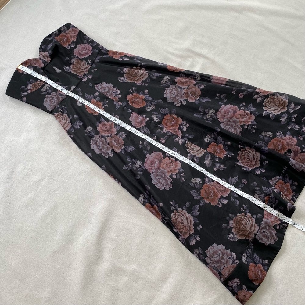 Keepsake Atomic Floral Strapless A-Line Dress Sweetheart - Picture 7 of 13